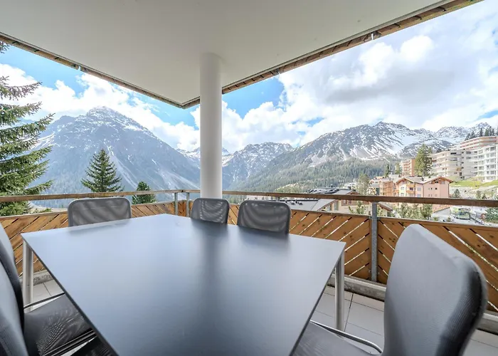 Casa Cresta C32, Zentrales Mit Bergblick By Vacations 阿罗萨